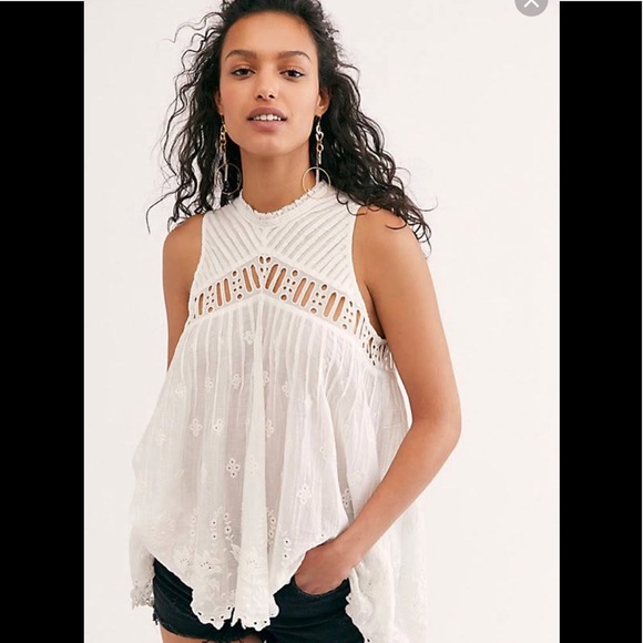 NWOT Free People Tunic in Ivory - Picture 2 of 10